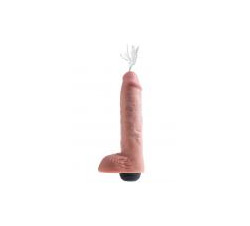 King Cock 11in Squirting C@ck - Beige